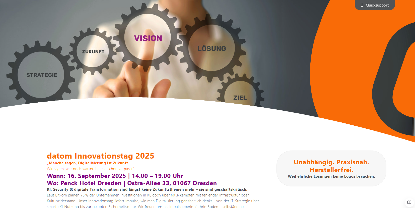 datom Innovationstag 2025 – IT-Security & Digitalisierung live